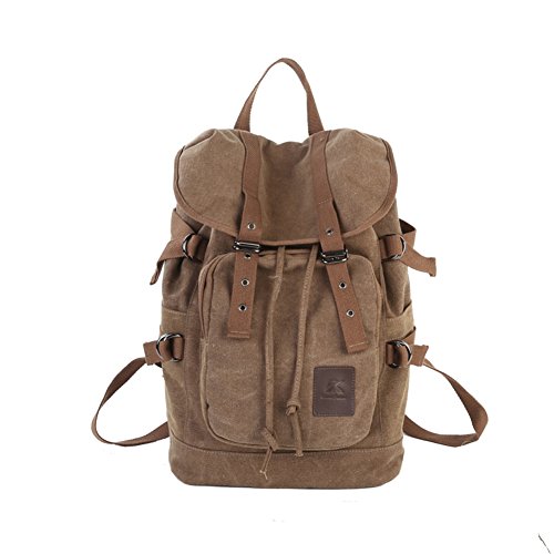 Sac à dos pour hommes en toile de style universitaire | Idéal voyage et week-end