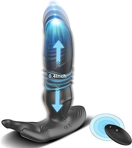 Massageur de prostate vibrant avec perles anales en silicone