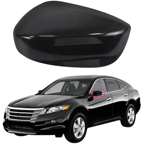COOL STAR Exterior Mirror Cover Cap Compatible with Honda Accord 2008-2012 Left Driver Side Rear View Mirror Cover Cover