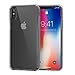 SWEES Shockproof Case Compatible iPhone X, Shockproof TPU Bumper Protective Transparent Clear Hard Back Case, HD Clear