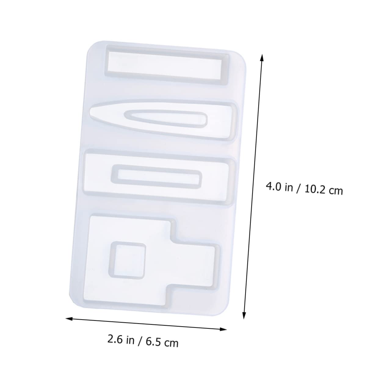 STOBOK 3sets Stampo Per Fermagli Per Silicone Di Stampo Per Creazioni Fatte Mano Mold Per Epoxy e Fai Da Te Per Accessori Per Regali Creativi e Hobby Di Artigianato