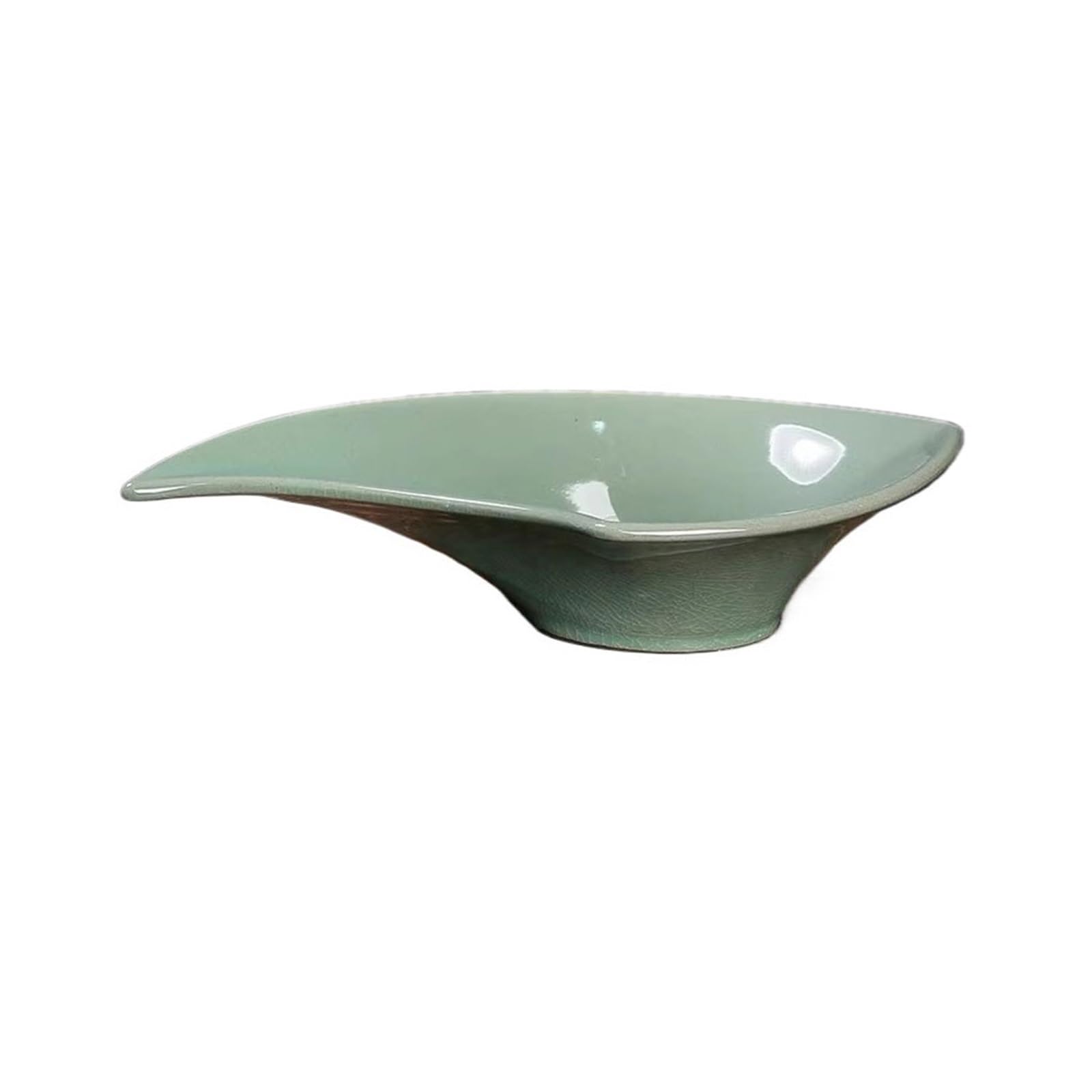 K5C7S3W9D6 plant dish saucer Creativity Irregular Flower Arranging Saucer Home Gardening Retro Ceramic Drip Container