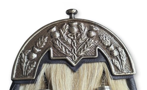 Image of Scottish Kilt Semi Dress Sporran Semi Stag Antique