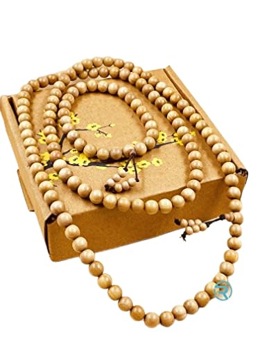 RDK SONS White Sandalwood Stretchable Mala and Bracelet for Men and Women|| Chandan Bracelet and Mala For Wearing and Gifting (8 MM) (B09Y5JSC1G) Amazon Price History, Amazon Price Tracker