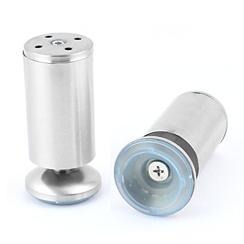 uxcell Kitchen Unit 120mm Adjustable Furniture Leg Cabinet Plinth Feet 2pcs