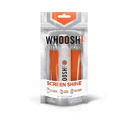 WHOOSH! Bildschirmreiniger für alle Geräte (Brillen, iPads, Smartphones, Kindle, Tele, Autos, Ordinator und mehr) 100ml