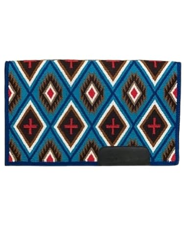 EQUIEMPRESS Western Show Saddle pad/New Zealand Wool Horse Western Saddle Blanket Top Wool Pad Sensor Flex (Customization Available) A1198 (34