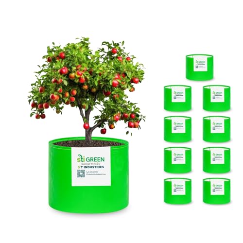 Image of HDPE Grow Bags 24X24 Inch (Pack of 10) | 260 GSM Plant Grow Bags UV-Protected Garden Bag | Growbags for Plants Terrace Gardening | Heavy Duty Plant Bag