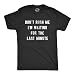 Mens Don’t Rush Me I'm Waiting for The Last Minute T Shirt Funny Procrastination Tee Funny T Shirts Cool Sarcastic Short Sleeve Novelty Tees for Guys Black - L
