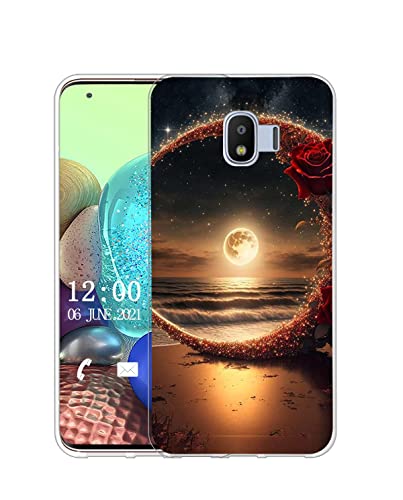 Sunrive Coque Compatible avec Samsung Galaxy Grand Prime Pro (2018)/J2 Pro 2018,Silicone Étui Housse Protecteur Souple Gel Transparent Back Cover Mignon...