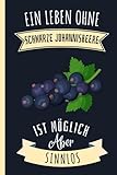  Ein Leben Ohne Schwarze Johannisbeere Ist Möglich Aber Sinnlos: Notizbuch für Schwarze Johannisbeere Liebhaber  Schwarze Johannisbeere Tagebuch  120 Seiten  6 x 9 Zoll süße Schwarze Johannisbee