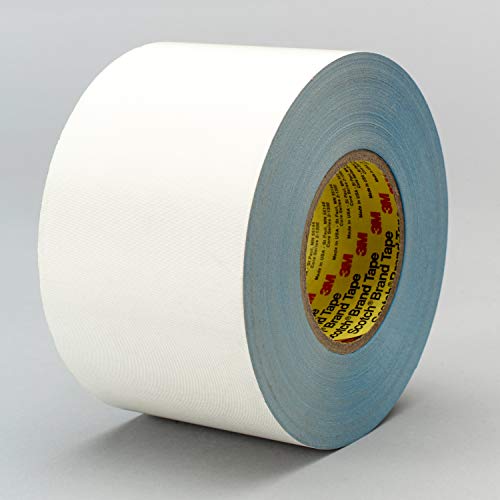Image of 3M Thermosetable Glass Cloth Tape 3650, White, 5 in x 60 yd, 8.3 mil, 8 rolls per case