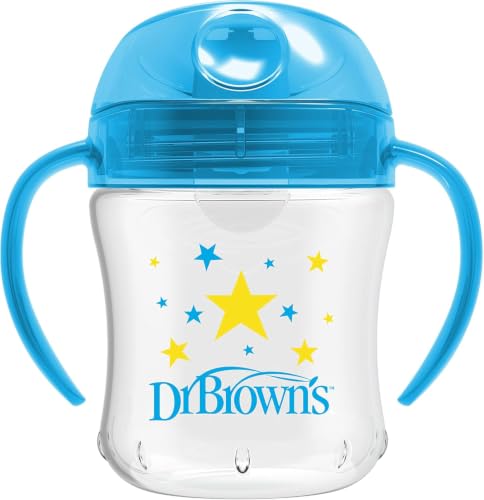 Dr. Brown's Transition Sippy Cup with Soft Spout - Blue - 6oz - 6m+