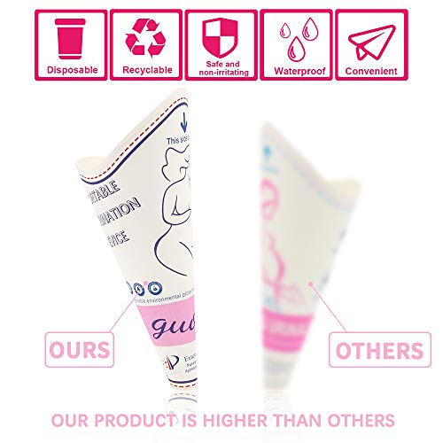 guofa Female Urinal, 30 Pack Disposable Female Urination Device Portable Womens Urinal Funnel Device Women Pee Cup Standing up Waterproof Paper Standing Pee Funnel for Camping, Hiking