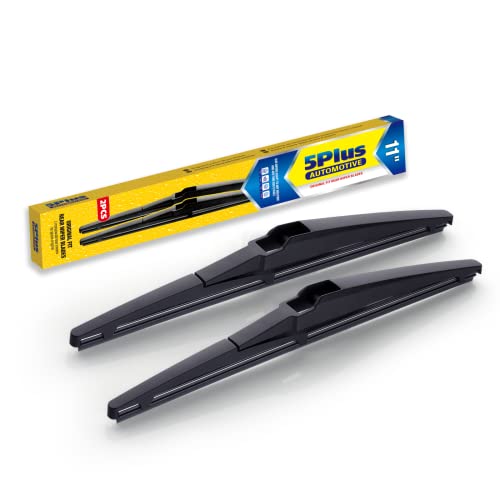 Image of 5 PLUS Rear Wiper Blade 11 inch(11-A Pack of 2), Replacement for Jeep Grand Cherokee 22-14 /KIA Rio 22-12 Sorento 15-10 Soul 22-10 /Chevy HHR 11-06 /Hyundai Accent 22-12 Kona 22-18 Back Windshield