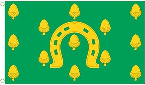 AZ FLAG, Rutland County New Flag, 2x3 Ft, 100D Polyester County Of Rutland, England Banner with Two Metal Grommets