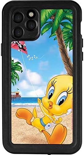 Skinit Waterproof Phone Case Compatible with iPhone 11 Pro - Officially Licensed Warner Bros Tweety Bird iPod Design Yellow