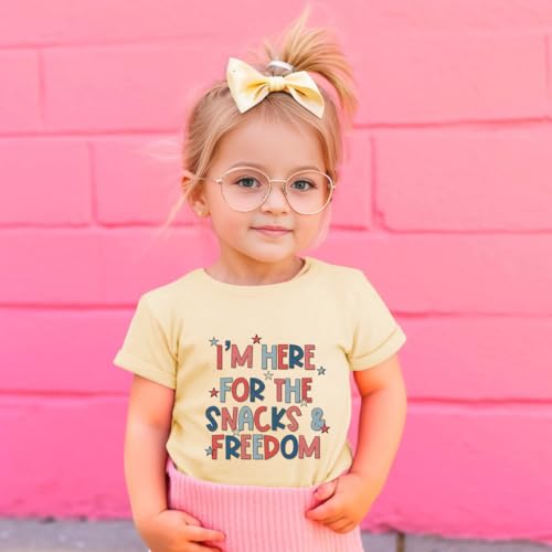 Boys 4th of July Shirt American Flag T-Shirts for Kids Toddler Patriotic Tee Tops Girls Independence Day Outfit 1-7 Years3