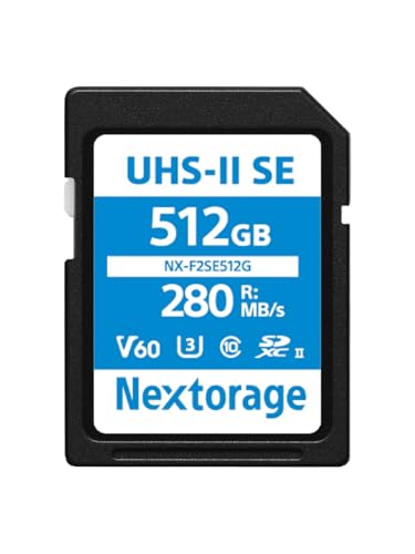 Nextorage UHS-II V60 512GB SDXC SDカード 280MB/s