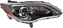Evan Fischer Headlight Assembly Compatible with 2011-2014 Chrysler 200 Halogen Black Interior with Chrome Insert S Model Convertible/Sedan Passenger Side