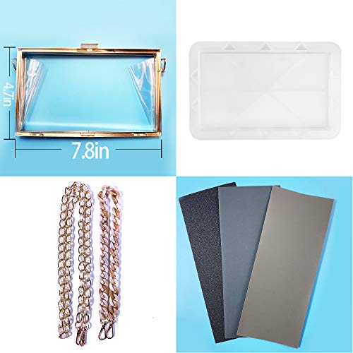 Shaker Clutch Bag Resin molds silicome Large - Image 2
