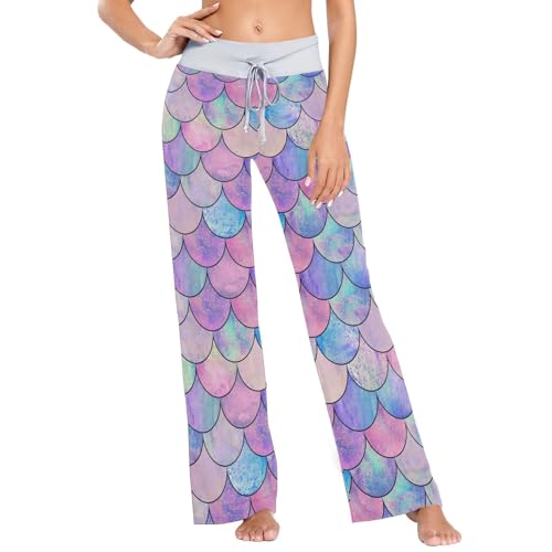 Women's Pajama Pants Soft Lightweight Sleep Pants with Pockets Drawstring Waist Lounge Pants for Women X-Small