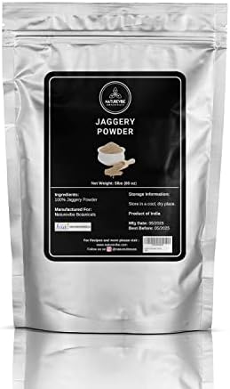 Naturevibe Botanicals Jaggery Powder, 5lbs | Pure and Raw Jaggery | Can be used as a Sweetner | Bulk Bag 80 Ounces