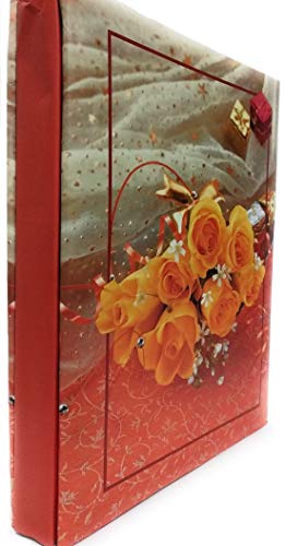 Image of Natraj Series Photo Album with Extra Clear PVC Film 200 Photos (Photo Size Supported: 4x6 Inches, Multicolour) (Design 1)