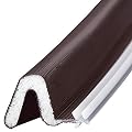 TMH"Q" Foam Kerf Weather Stripping for Doors, Full Set - 36" x 84" [Dark Brown]