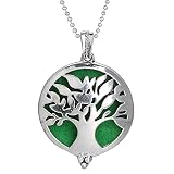 Material: aleación de zinc. Collar De Difusor De Aceite Esencial Aromatherapy Diffuser Necklace Vintage Flower Mariposa Locket Abra Aroma Colgante Perfumente Esencial Oil Difusión Collar-K