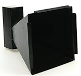 Kugelfang 14x14 Trichter in schwarz Kugelfangkasten