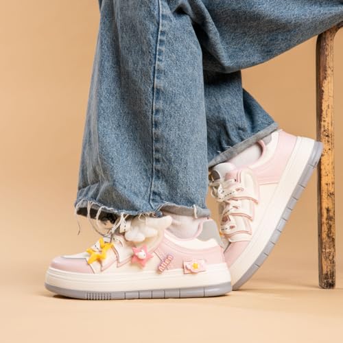 Bobo's House Charming Alice Chunky Sneakers Kawaii Unisex Vegan Leather Platform Shoes2