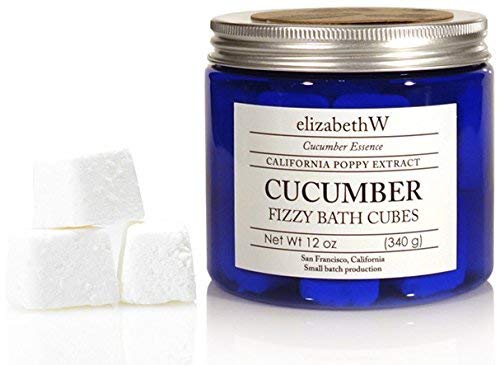 elizabethW Cucumber Fizzy Bath Cubes - 12 oz