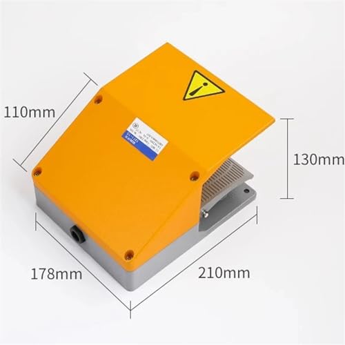 Pedal de interruptor YDT1-15 de doble banda para controlar herramientas con manos libres 2