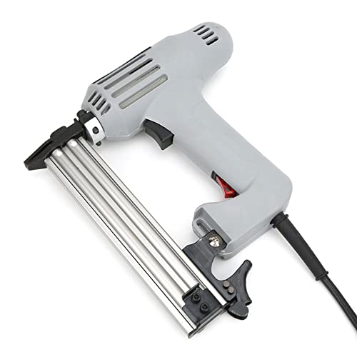 Grapadora de Pistola de Clavos Eléctrica, Enchufe Europeo de 220V para Carpintería
