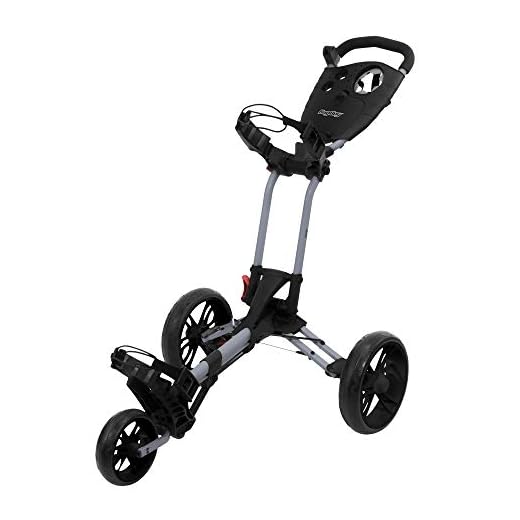 Bag Boy Spartan Push Cart, Silver/Black
