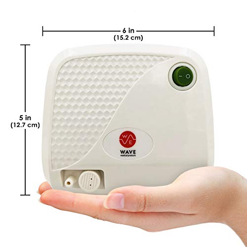 Compact Electronic Cool Mist Generating Compressor with Travel Bag, Tabletop Design