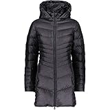 CMP - Parka de mujer con capucha desmontable, Negro Mel., XS