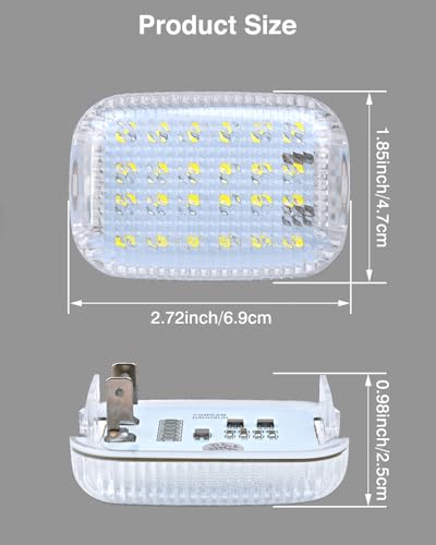 4Pcs Luces LED de Carga Interior para Ford Transit 2014-2024 miniatura 6
