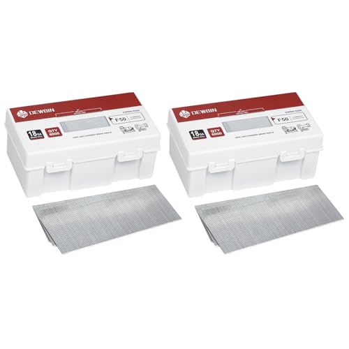 18 gauge brad nails, 12000ct, 2 in, galvanized