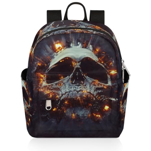 Sac à dos Explosion Skull idéal pour les sorties citadines des filles et enfants branchés