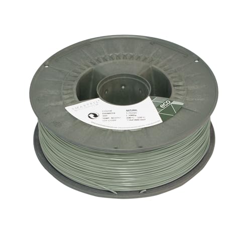 SMARTFIL ECO R-PETG | Filamento para impresión 3D | Alta Velocidad | Fabricado a partir de PET reciclado | Peso: 1000g | Color: Natural | Diámetro: 1.75 mm