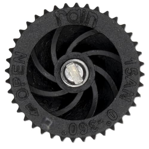 TESTINA RAIN REGOLABILE PER IRRIGATORI STATICI - colore nero fino a mt.5,2 Q.TA 10