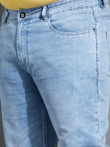 Image of Bigbanana Plus Size Men's Regular Fit Light Wash Jeans