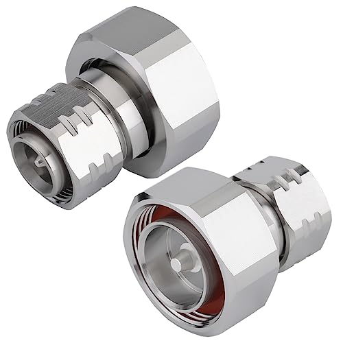 Adaptador Mini DIN 4.3/10 a conector 7/16 macho para solucionar problemas de ruido en antenas
