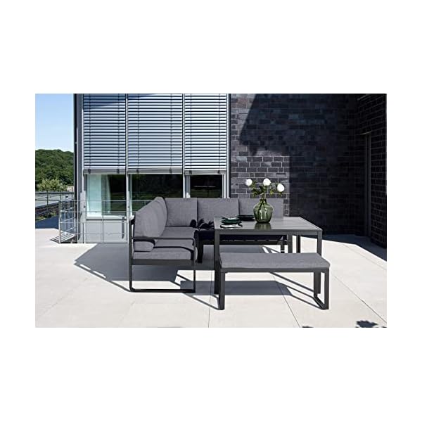 KETTLER Ocean Casual Dining Eckset Anthrazit