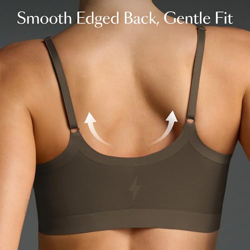 Image of EBY Seamless Support Bralette with Adjustable Straps, Bralettes for Women, Wireless Bra for Women