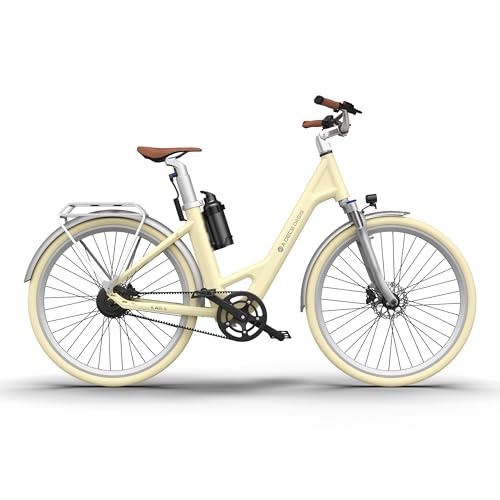 ADO E-Bike Air 28 Elektrofahrrad,Electric Bikes Pedelec Riemenantrieb,e Bike 28 Zoll,Momenten-Sensor,Heckmotor,345,00 Wh Akku,ebike Damen/Herren,Wasserkocher-Akku,Maximale Reichweite 160 KM