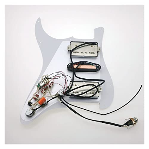Guitare Humbucker Stratocas Type de 7-Way Convertisseur de tir à Push-Push-Push-Push Multifonctionnel Pickguard Guitare… - Les Beatles, Paul McCartney, John Lennon, RIngo Starr, George Harrison Guitare Humbucker Stratocas Type de 7-Way Convertisseur de tir à Push-Push-Push-Push Multifonctionnel Pickguard Guitare… – Image 6