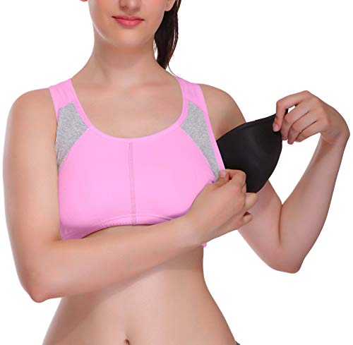 Image of Eve's Beauty Women's Cotton Padded Wire Free Sports Bra